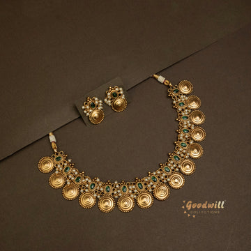 TRADITIONAL NECKLACE SET DESIGN KALA SET 2