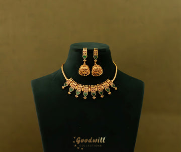 TRADITIONAL PALAKKA DESIGN NACKLACE SET 6