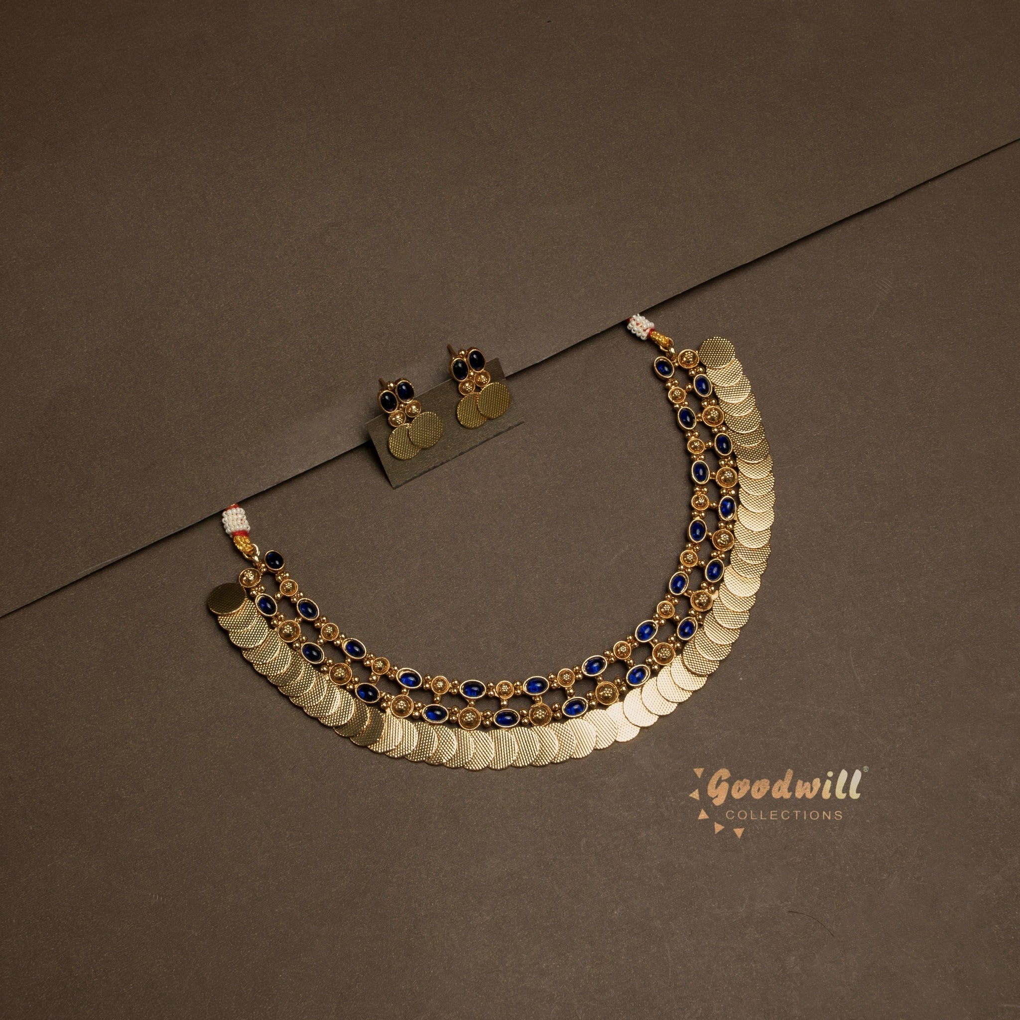 TWO LAYER KASHI COLOR NECKLACE SET