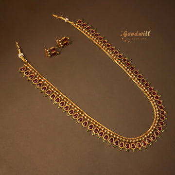 BELL DESIGN LONG NECKLACE SET