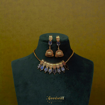 TRADITIONAL PALAKKA DESIGN NACKLACE SET 1