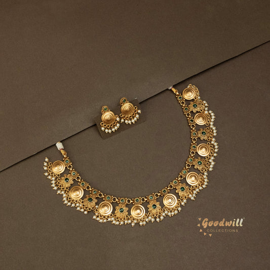 TRADITIONAL NECKLACE SET DESIGN KALA SET 1