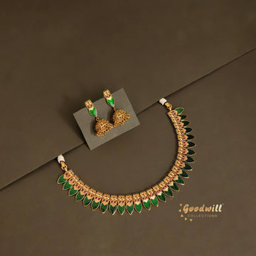 TRADITIONAL PALAKKA DESIGN NACKLACE SET 2