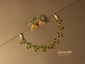 TRADITIONAL PALAKKA DESIGN NACKLACE SET 4