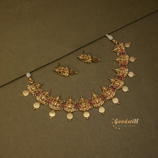 DEVI DROP COLOR NECKLACE SET