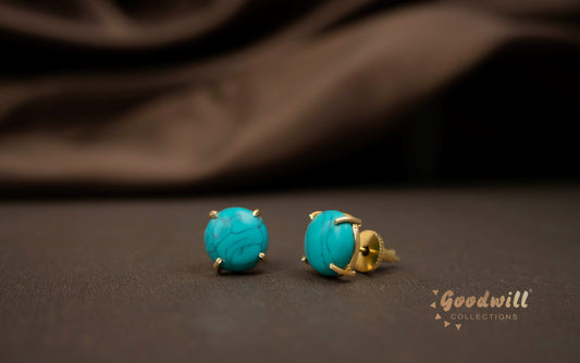 SINGLE STONE SIMPLE STUDS CLRR